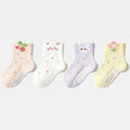 Sweet Garden Grip Socks - 4 Pack